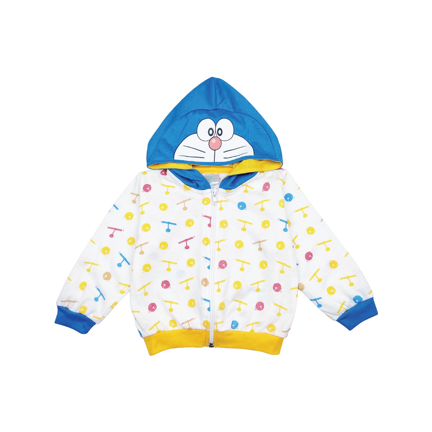 DORAEMON TAKECOPTER HOODED SWEATER FOR NEWBORN