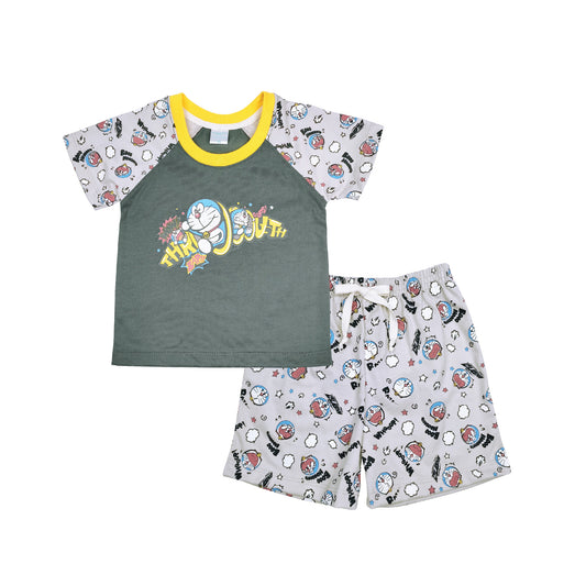 DORAEMON CLASH T-SHIRT & SHORTS FOR TODDLERS