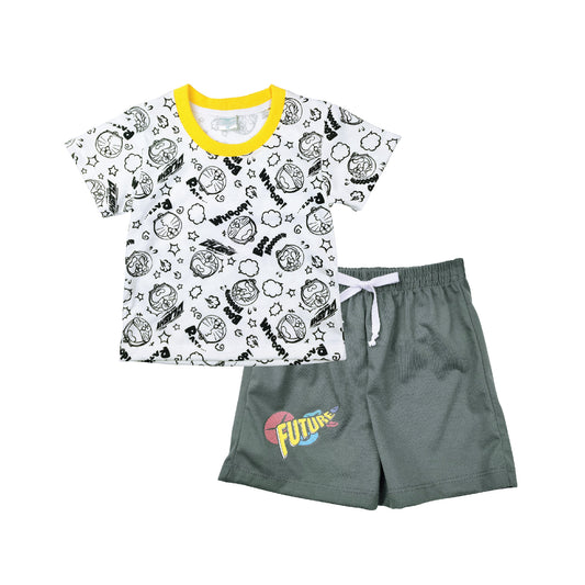 DORAEMON FUTURE T-SHIRT & SHORTS FOR TODDLERS