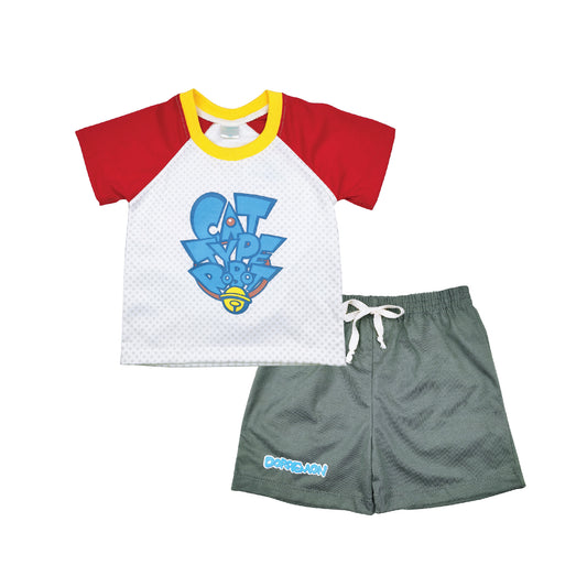 DORAEMON ROBOT T-SHIRT & SHORTS FOR TODDLERS