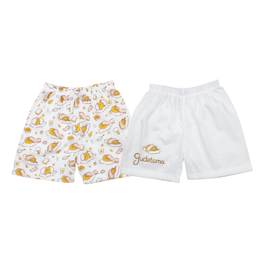 GUDETAMA ONEMU TWINPACK SHORTS FOR INFANTS AND TODDLERS