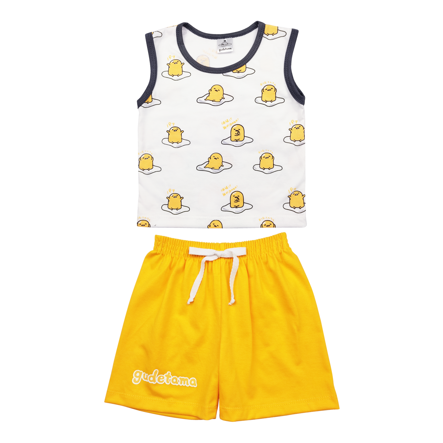 GUDETAMA WONDER TANK TOP & SHORTS FOR INFANTS