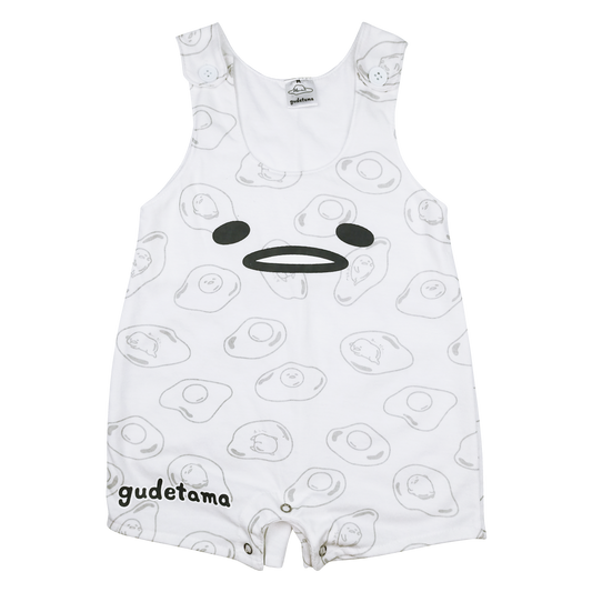 GUDETAMA POACHED PLAYSUIT FOR INFANTS