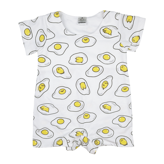 GUDETAMA POACHED ROMPER FOR INFANTS