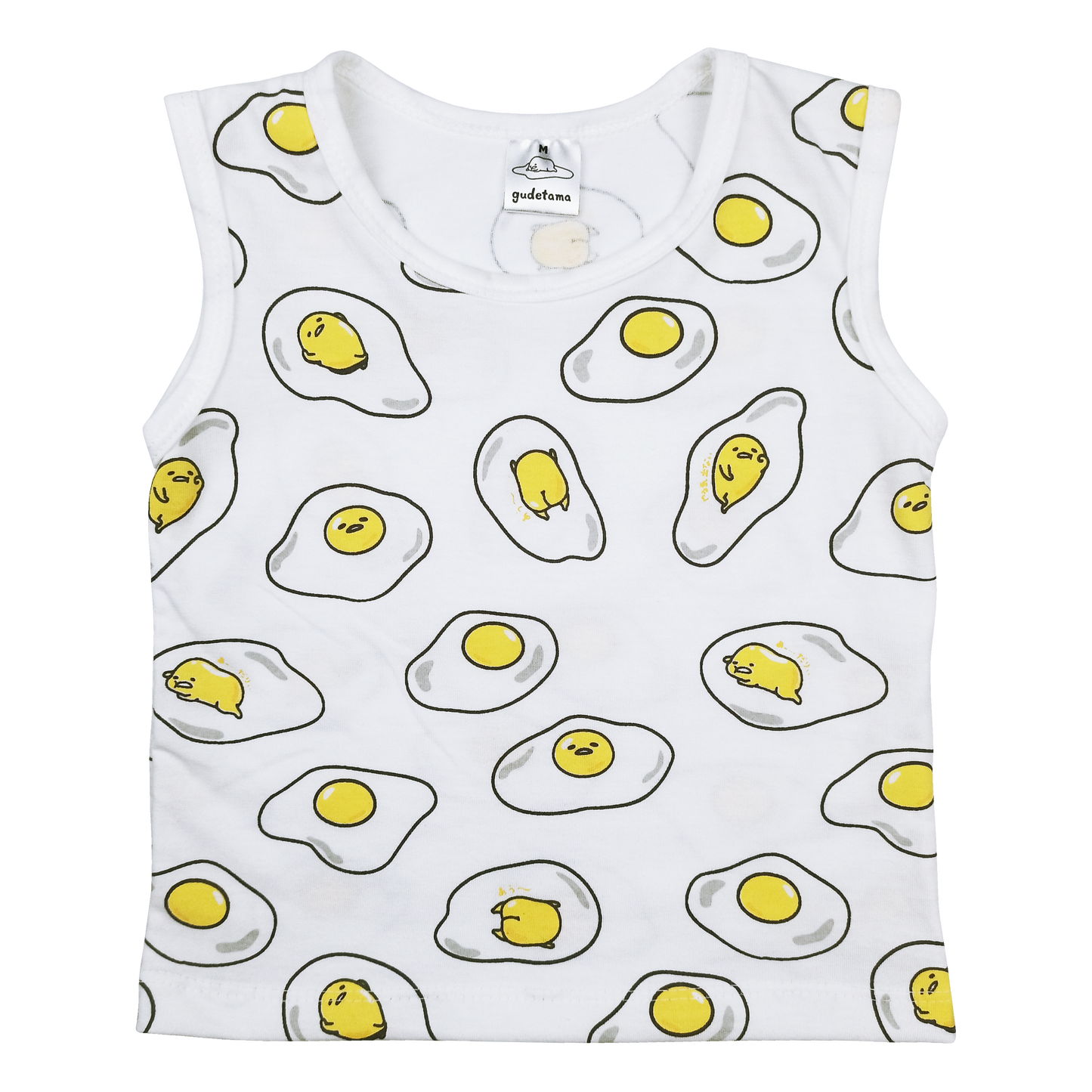 GUDETAMA POACHED TANK TOP AND SHORTS FOR INFANTS