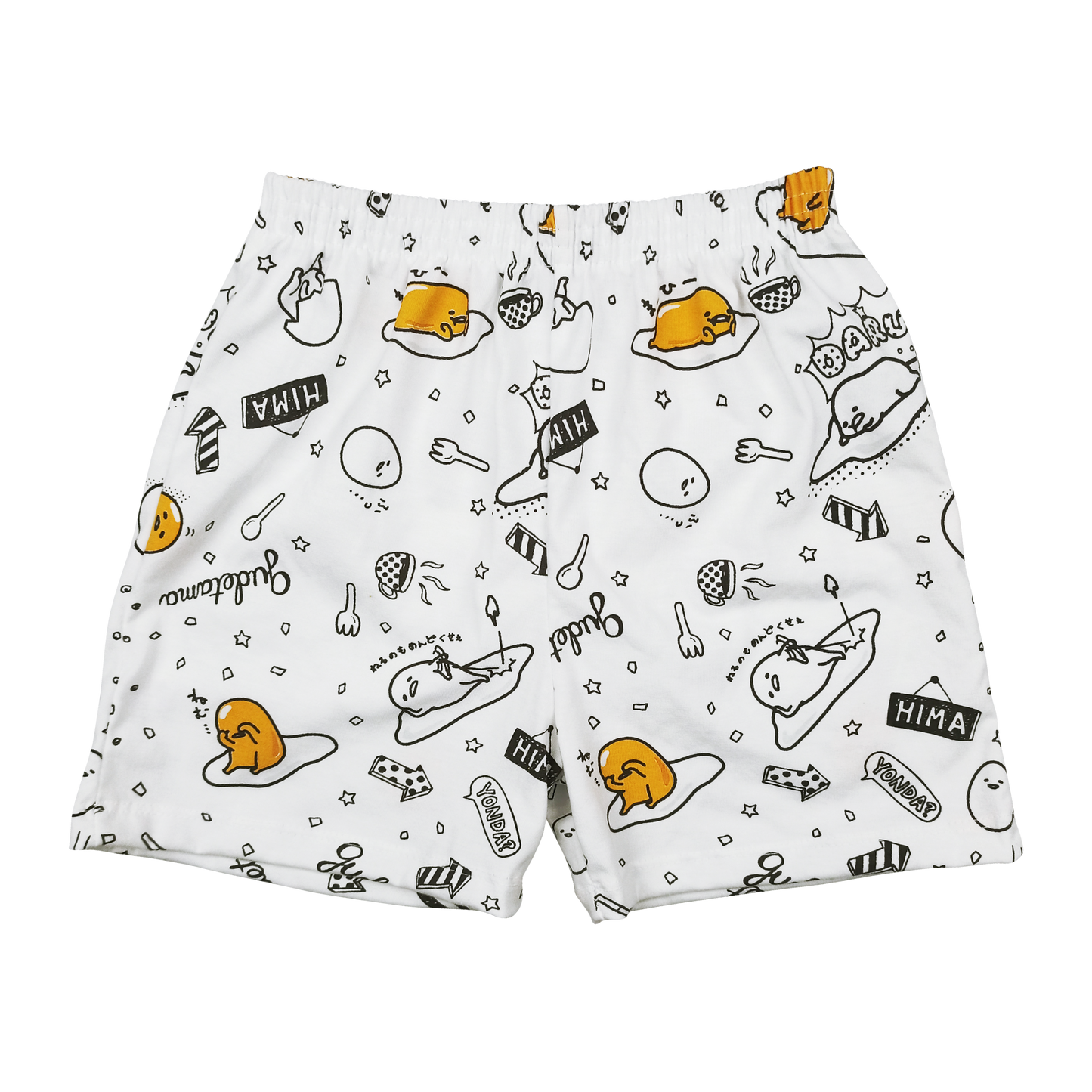 GUDETAMA DARU TSHIRT AND SHORTS FOR TODDLERS