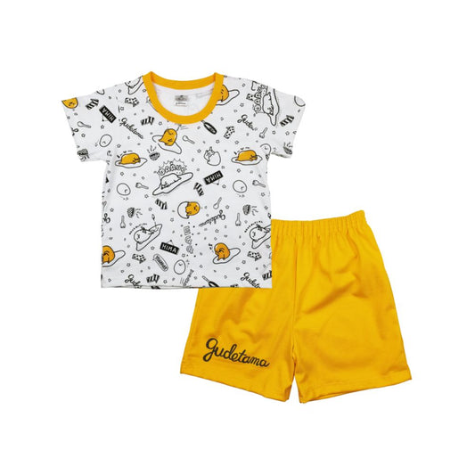 GUDETAMA DARU TSHIRT AND SHORTS FOR TODDLERS