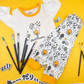 GUDETAMA PAINT LONGSLEEVES AND PANTS FOR INFANTS