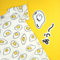 GUDETAMA POACHED ROMPER FOR INFANTS