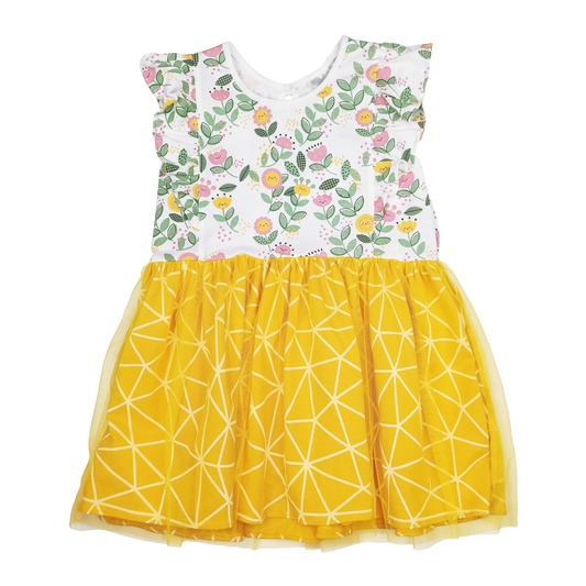 FLOWER NETWORK TUTU DRESS FOR TODDLERS