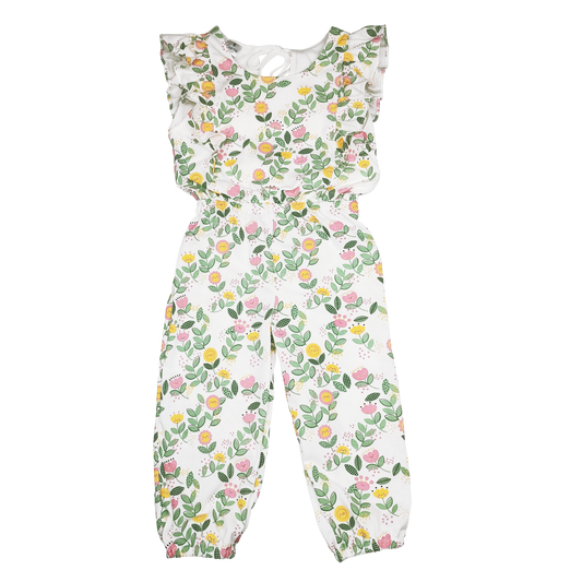 FLOWER NETWORK JUMPSUIT FOR TODDLERS