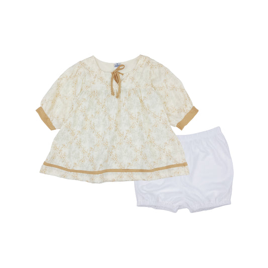 HARAYA SHORT DRESS WITH BLOOMER FOR TODDLERS (1-4 YRS OLD)