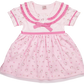HELLO KITTY SMILEY DRESS WITH NECKLINE RUFFLES FOR TODDLERS