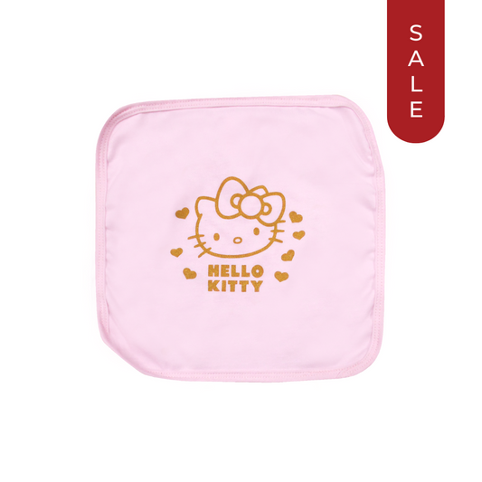 HELLO KITTY SNAZZY SPOT PRINT WASH CLOTH