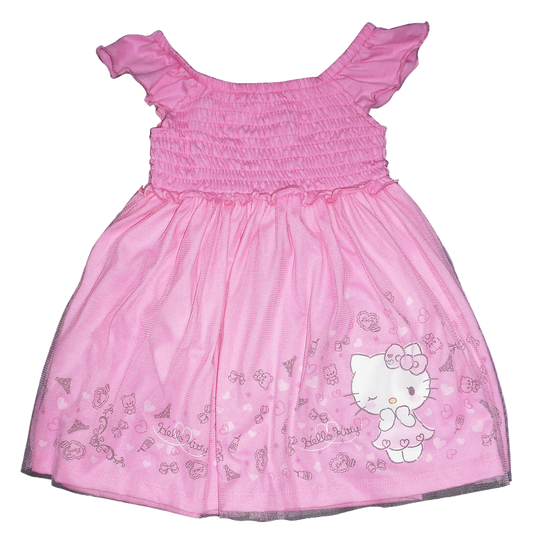 HELLO KITTY SMILE DRESS WITH TULE FOR TODDLERS