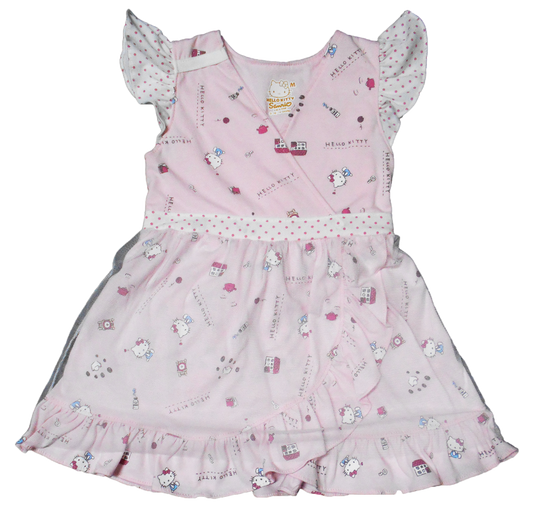 HELLO KITTY HOWDIE DRESS WITH RUFFLES