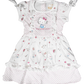 HELLO KITTY HOWDIE DRESS WITH RIBBON FOR TODDLERS