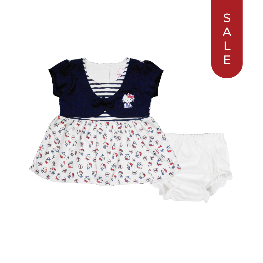 HELLO KITTY NAUTICA SHORT DRESS & PANTY FOR INFANTS