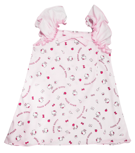 HELLO KITTY GLIB DRESS WITH RUFFLES FOR INFANTS