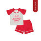 CALI RAGLAN SHIRT & SHORTS FOR INFANTS