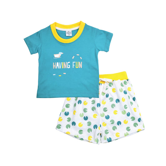 FUN T-SHIRT & SHORTS FOR INFANTS