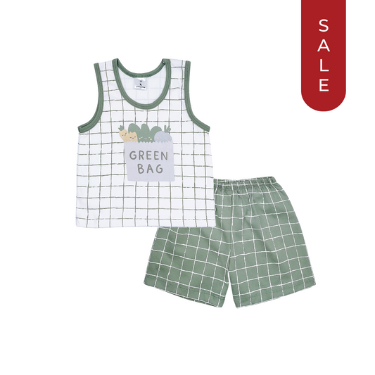 MINI CHEF SANDO & SHORT SET FOR INFANTS