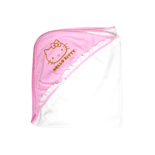 HELLO KITTY BOUNCY HOODED BLANKET