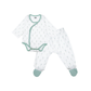 BAINS DE SOLEIL LONGSLEEVED ONESIE & FOOTED PANTS SET FOR NEWBORN