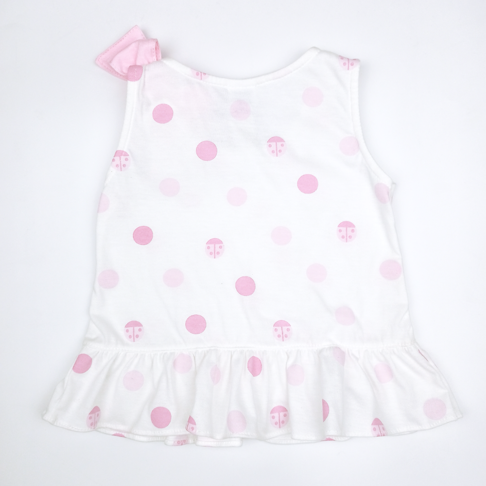 TECHNO FLORA RIBBON TOP SANDO FOR INFANTS