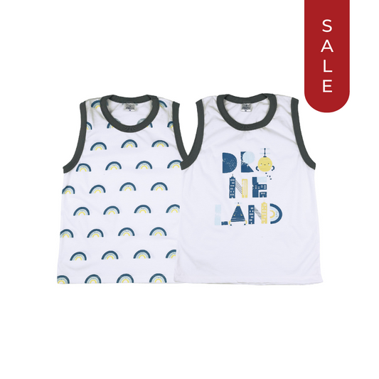 TK BOTS 2IN1 MUSCLE SHIRT FOR KIDS