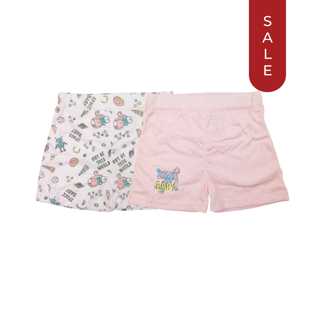 SPACE BABY 2IN1 SHORTS FOR TODDLERS